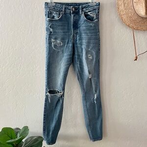 H&M high rise skinny jean